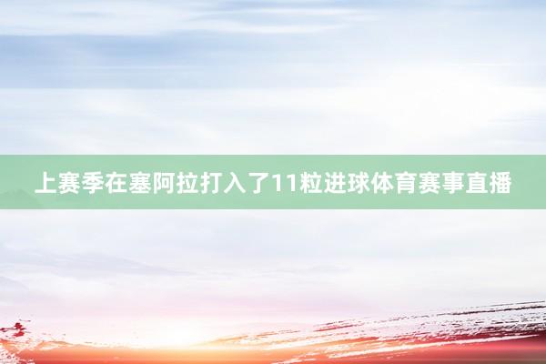上赛季在塞阿拉打入了11粒进球体育赛事直播