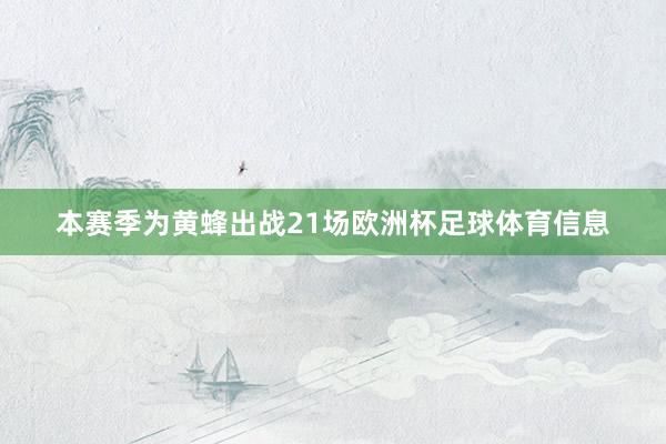 本赛季为黄蜂出战21场欧洲杯足球体育信息