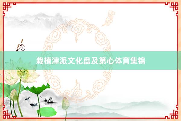 栽植津派文化盘及第心体育集锦