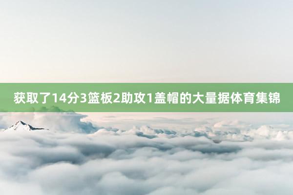 获取了14分3篮板2助攻1盖帽的大量据体育集锦