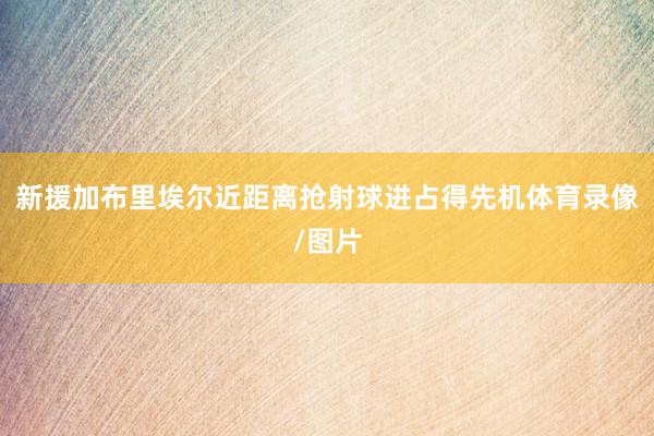 新援加布里埃尔近距离抢射球进占得先机体育录像/图片