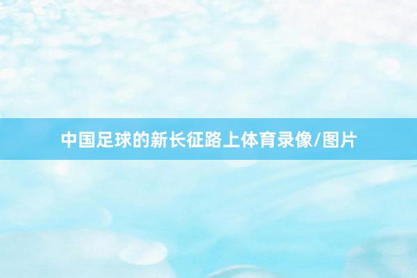 中国足球的新长征路上体育录像/图片