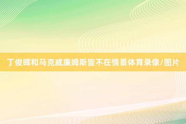 丁俊晖和马克威廉姆斯皆不在情景体育录像/图片