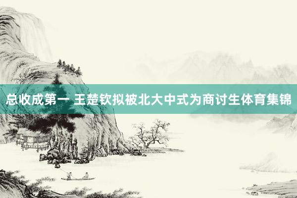 总收成第一 王楚钦拟被北大中式为商讨生体育集锦