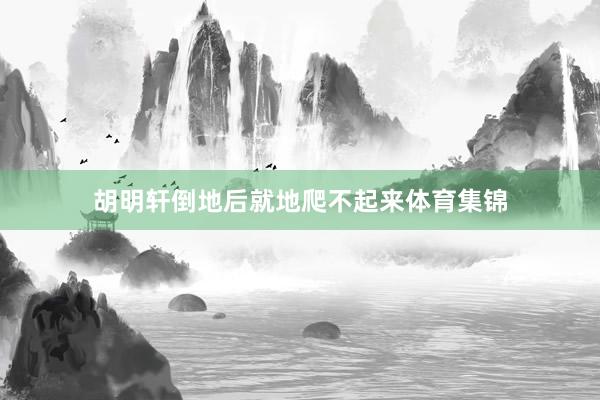胡明轩倒地后就地爬不起来体育集锦