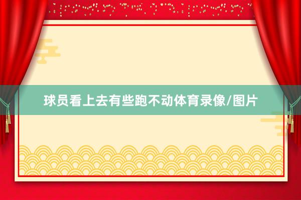 球员看上去有些跑不动体育录像/图片