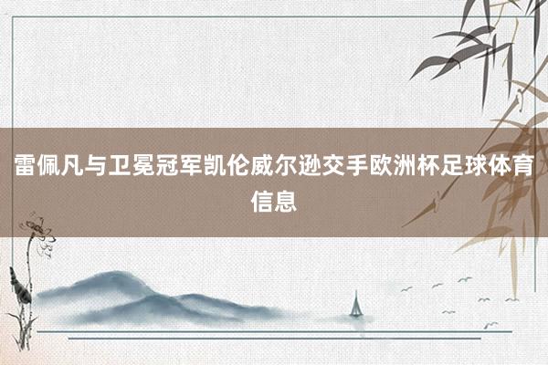 雷佩凡与卫冕冠军凯伦威尔逊交手欧洲杯足球体育信息