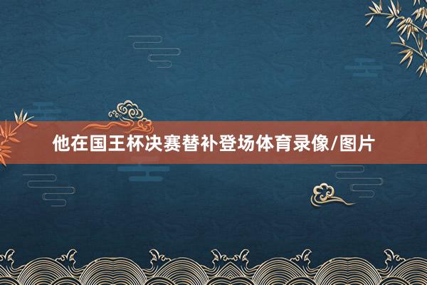 他在国王杯决赛替补登场体育录像/图片