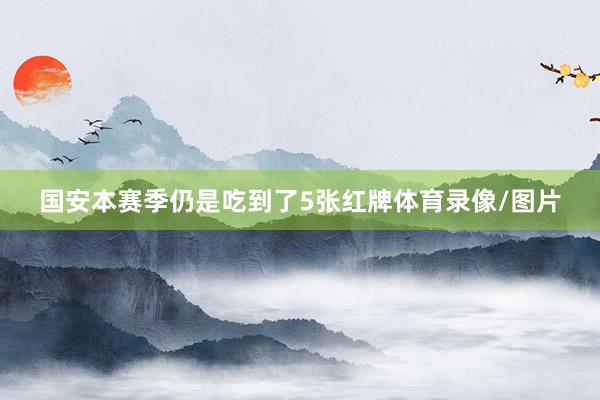 国安本赛季仍是吃到了5张红牌体育录像/图片