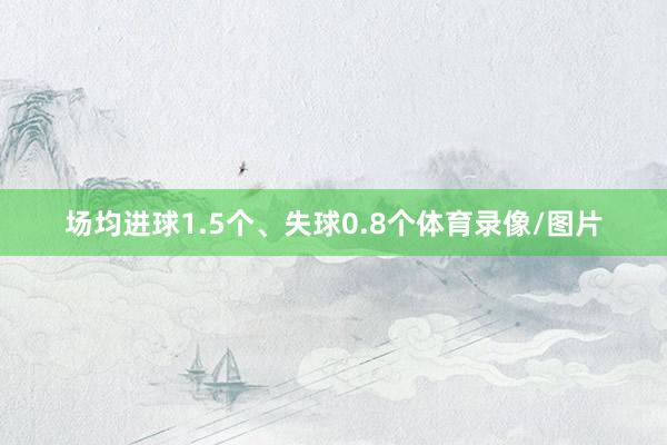 场均进球1.5个、失球0.8个体育录像/图片