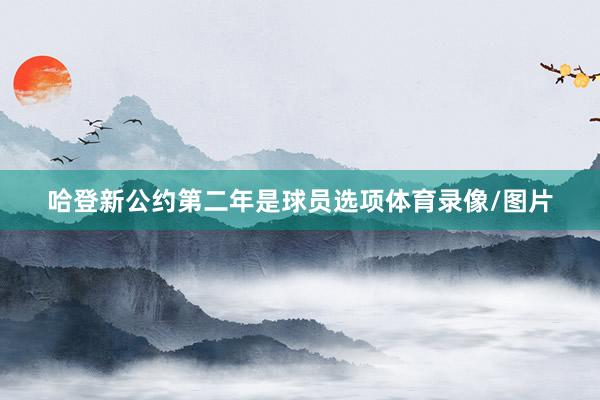哈登新公约第二年是球员选项体育录像/图片