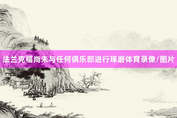 法兰克福尚未与任何俱乐部进行琢磨体育录像/图片